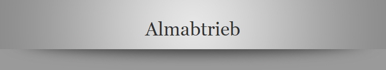 Almabtrieb